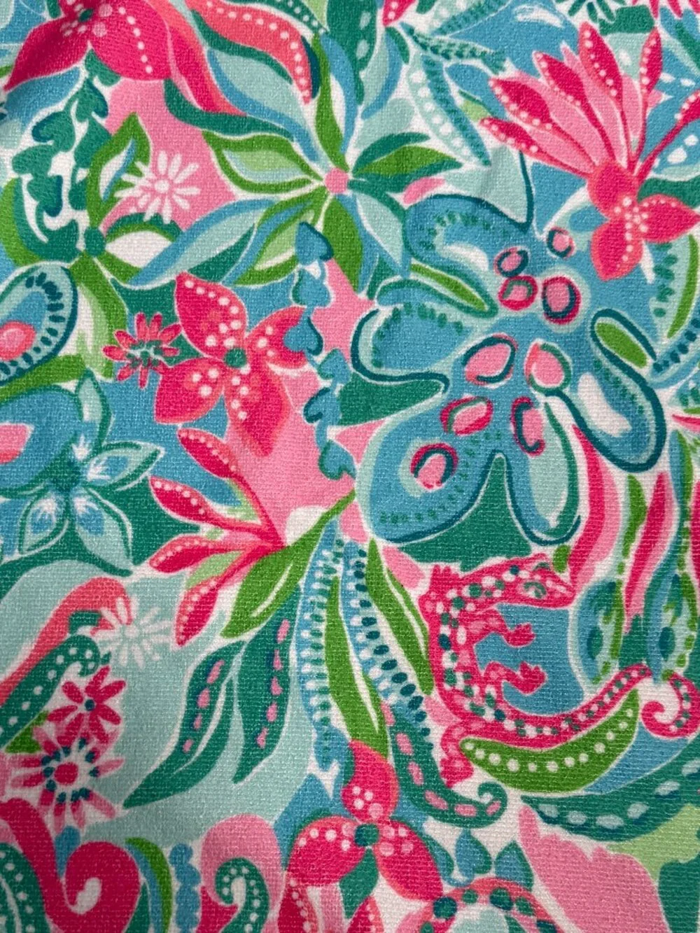 NWOT Lilly Pulitzer Printed Beach Lounge Pool Towel Pink Green Blue 40